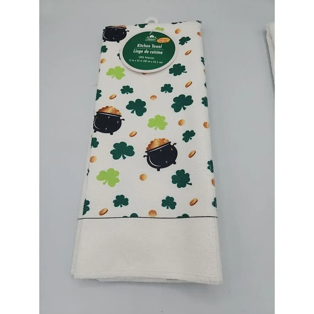 Kitchen Towel Microfiber Set Saint Patrick's Day